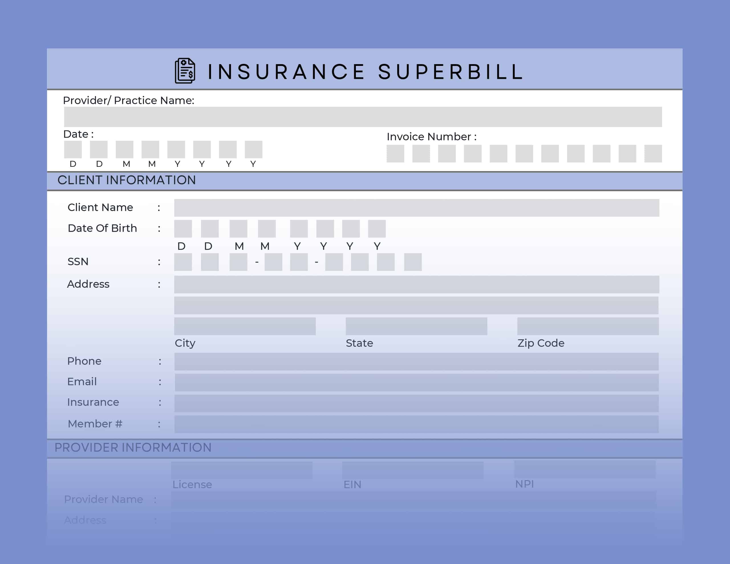 Belongly Superbill Template