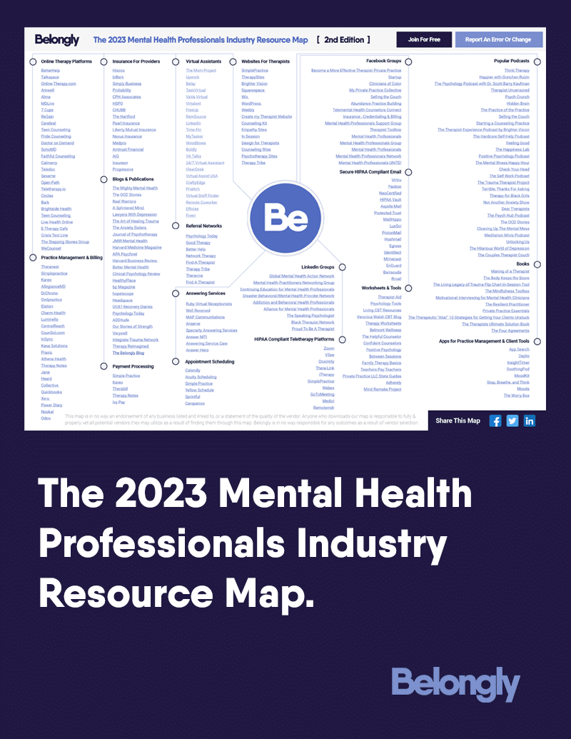 Professionals Industry Resource Map