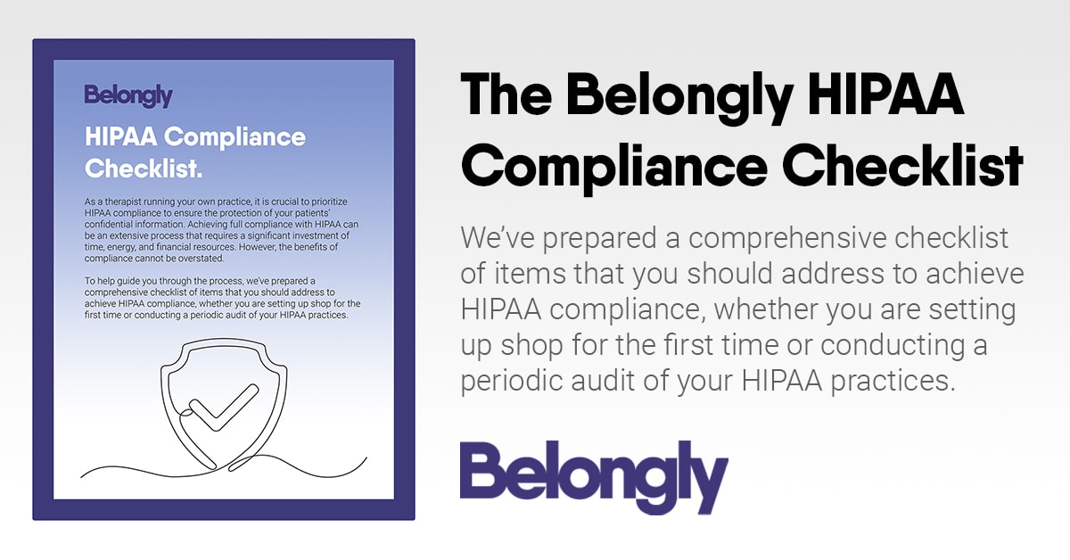HIPAA Compliance Checklist