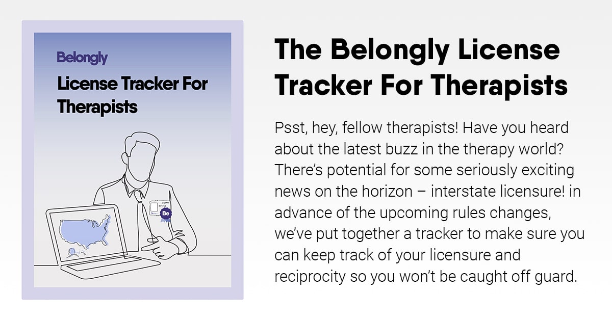 License Tracker for therapists